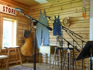 Music stage at Floyd General Store, Floyd, VA