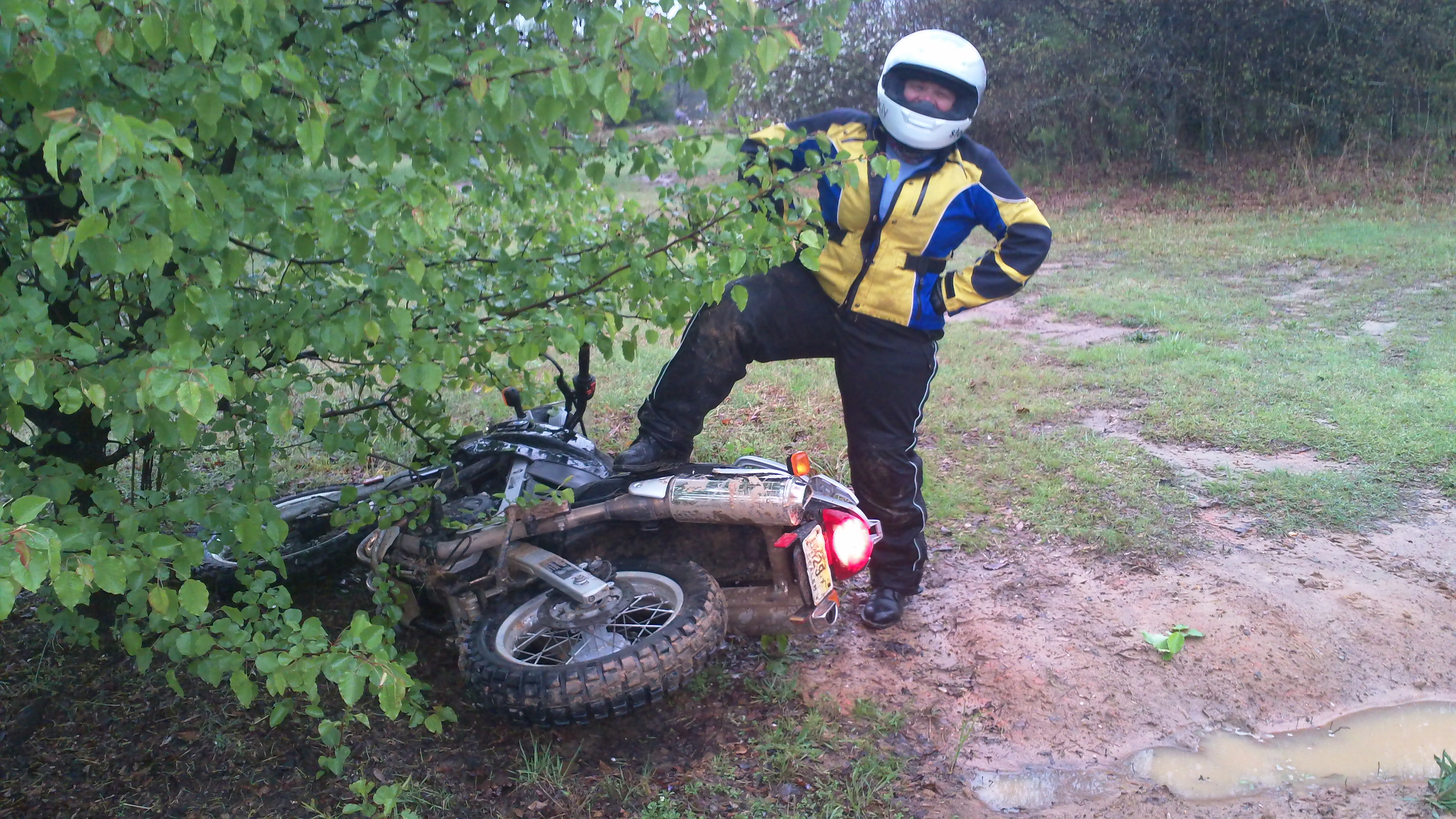 Picture of me after a muddy crash