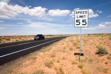 the national 55 mph speed limit kicked up a rebellious streak in Americans and started a CB radio craze