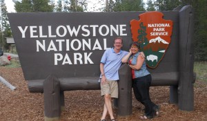 Me and Matt at Yellowstone National Park circa 2012