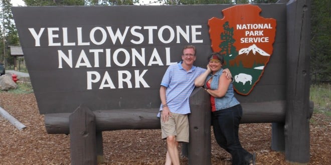 Me and Matt at Yellowstone National Park circa 2012
