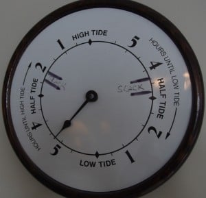 The Homeport B&B features a tidal clock for guests