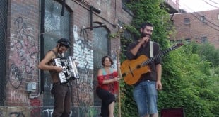 Alley musicians in Brattleboro, VT are talented!