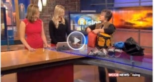 Here I am on WCCB News Rising using the roll-down and compression sacks to pack