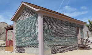 This house is indeed made of bottles. You won't find it alongside an Interstate!