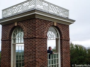 Jefferson's Pavilion, overlooking his beloved vegetable garden