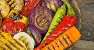 Grilled vegetables—easy to prepare at a park or buy at a grocery store or farmers market