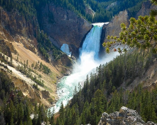 The Yellowstone River formed Yellowstone's Grand Canyon