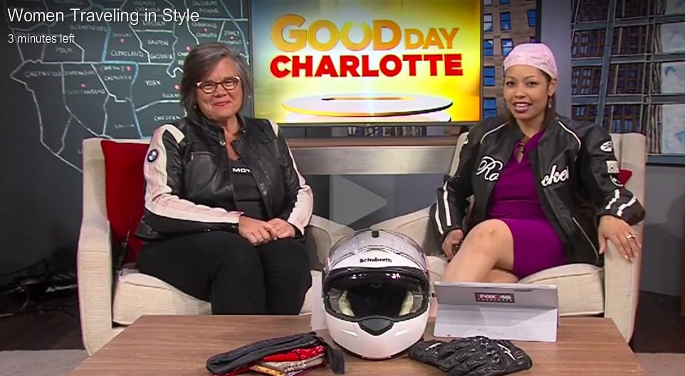Here I tell Good Day Charlotte why autumn is a great time to learn to ride a motorcycle