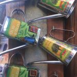 Olive oil cans into watering cans