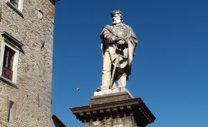 Giuseppe Garibaldi statue in Todi, Italy