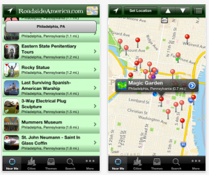 Roadside America mobile app