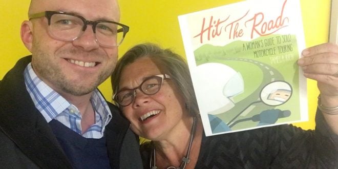 Rich Barrett who illustrated the cover of Tamela Rich's new book "Hit the Road"
