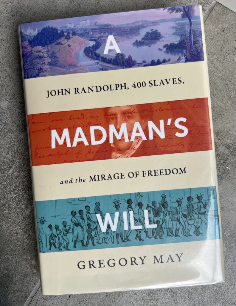 Book cover, "A Madman's Will"