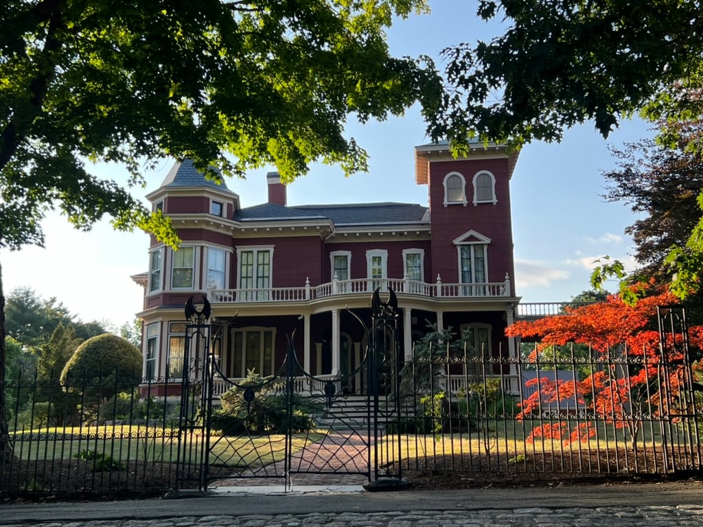 brick Victorian mansion