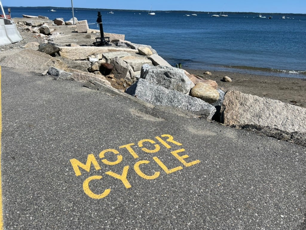 parking spot for motorcycle